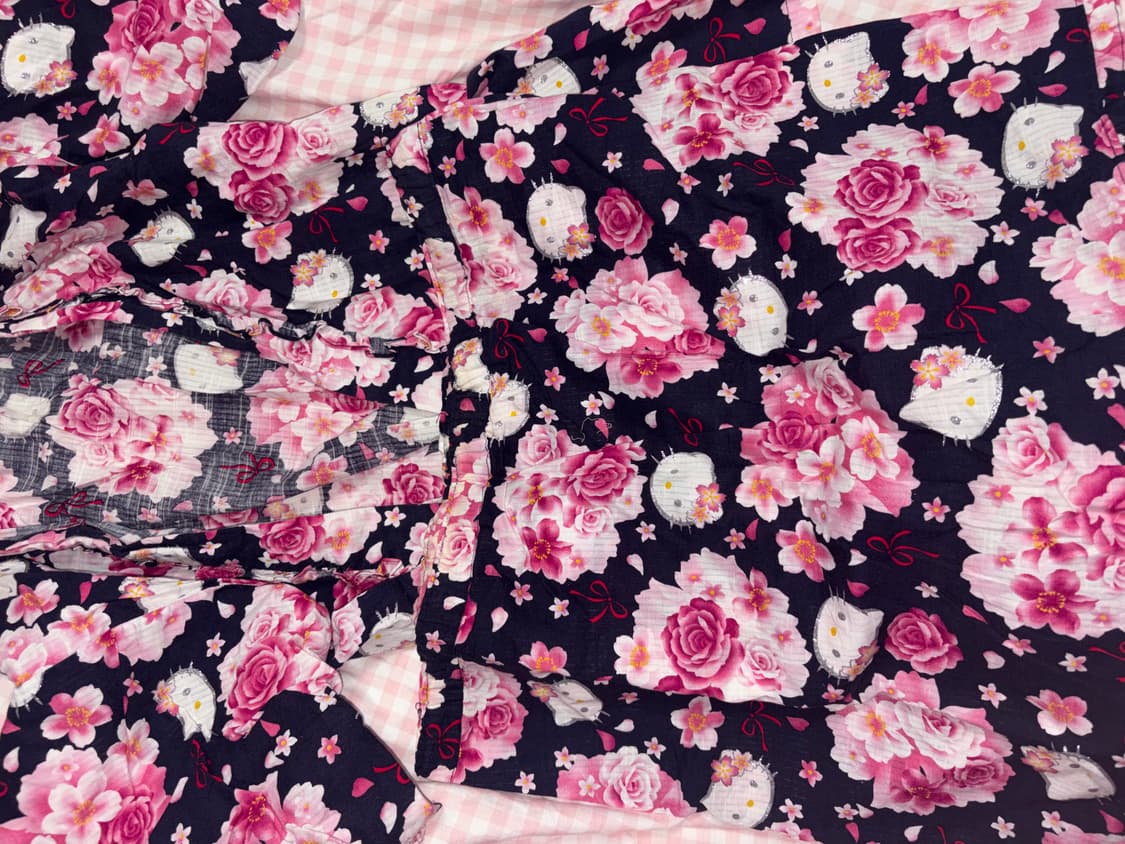 jpn 헬로키티 갸루 여름 파자마 빈티지 상품이미지2