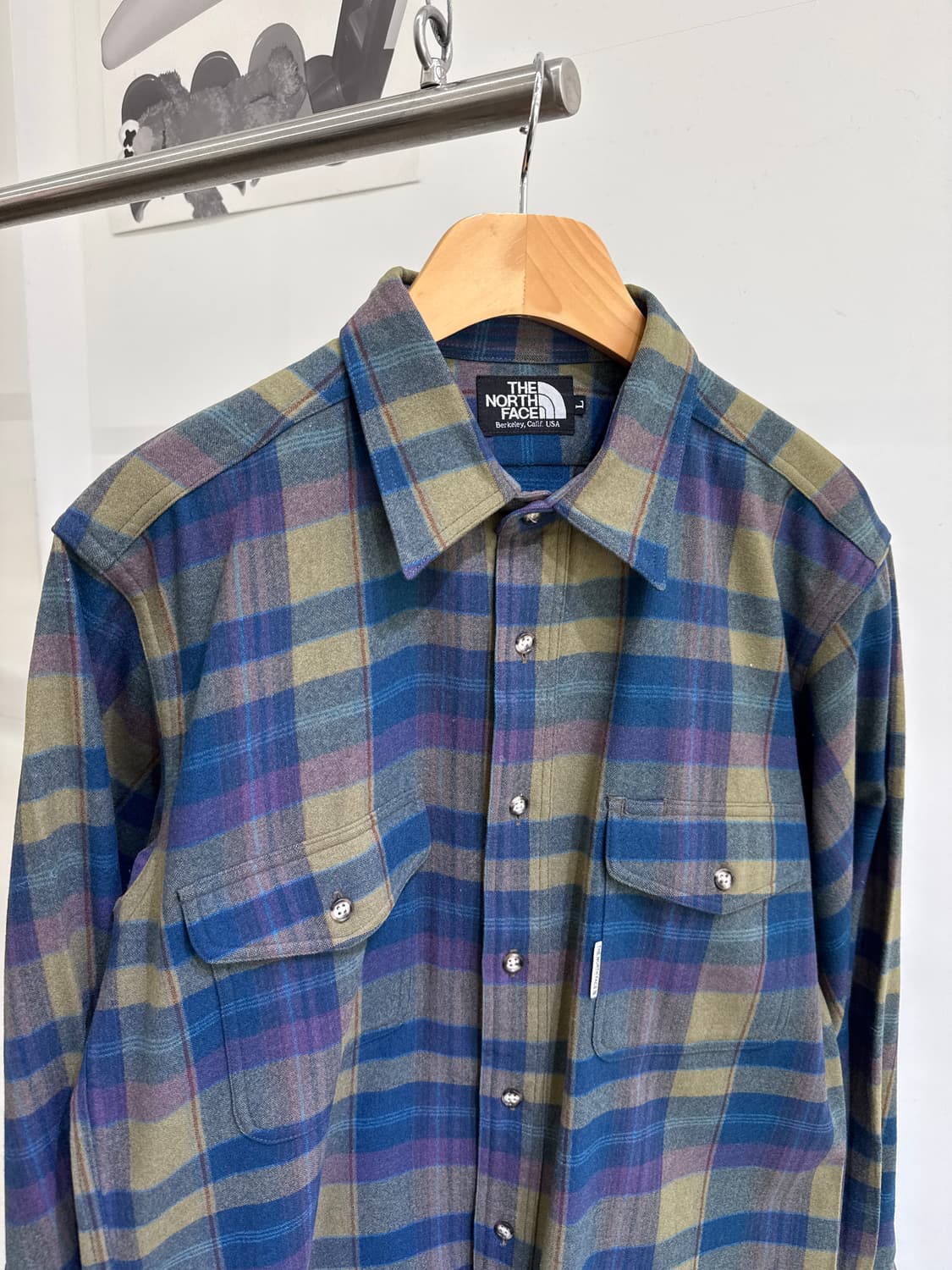 THE NORTH FACE (Made in Japan) 울 체크 셔츠 상품이미지2