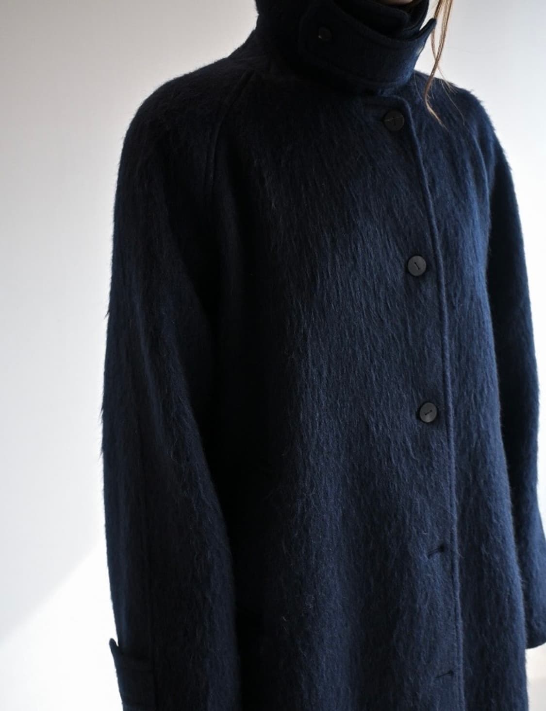 Taey overfit alpaca coat (navy) 상품이미지2