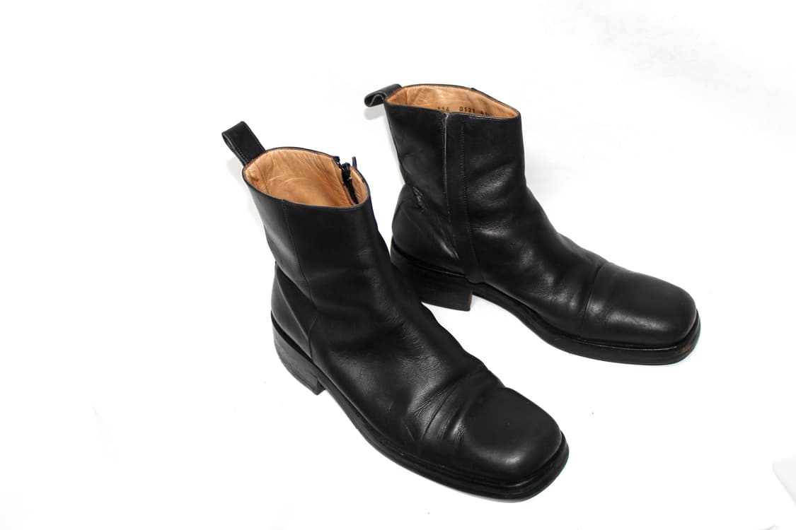 00s GUCCI 구찌 카프스킨 레더 부츠 상품이미지1