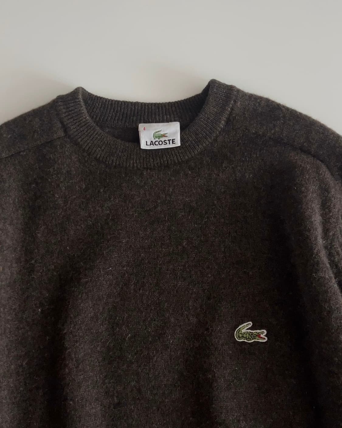 라코스테 브라운 울 니트 4 상품이미지3