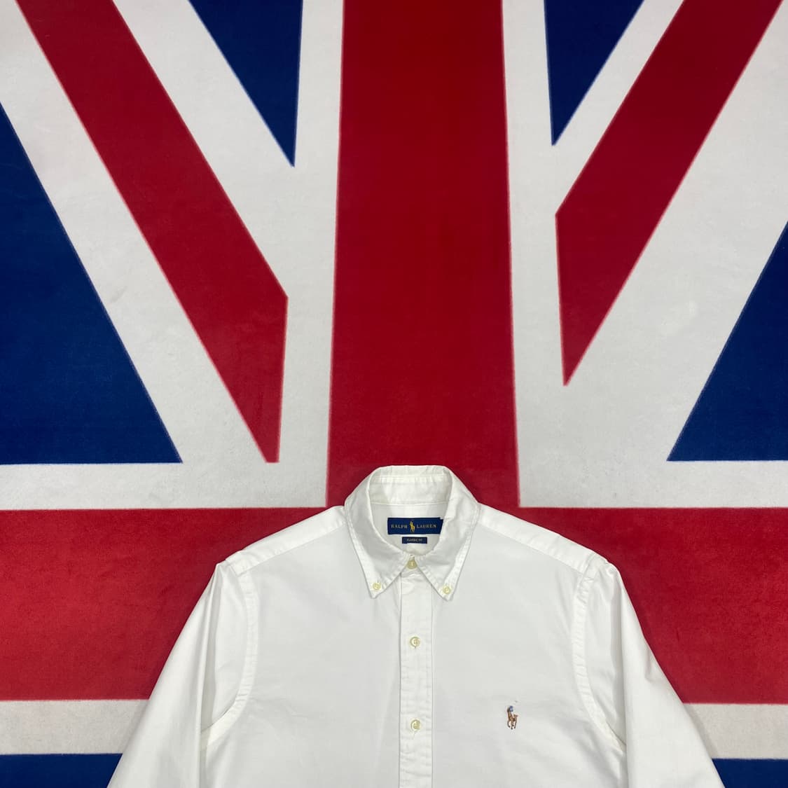 폴로 옥스포드 화이트 셔츠 S 실측 M  상품이미지2