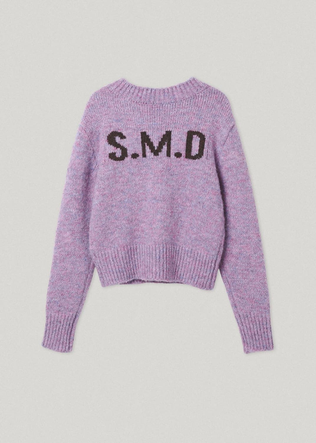 스무드무드 S.M.D V Neck Knit Purple 상품이미지1