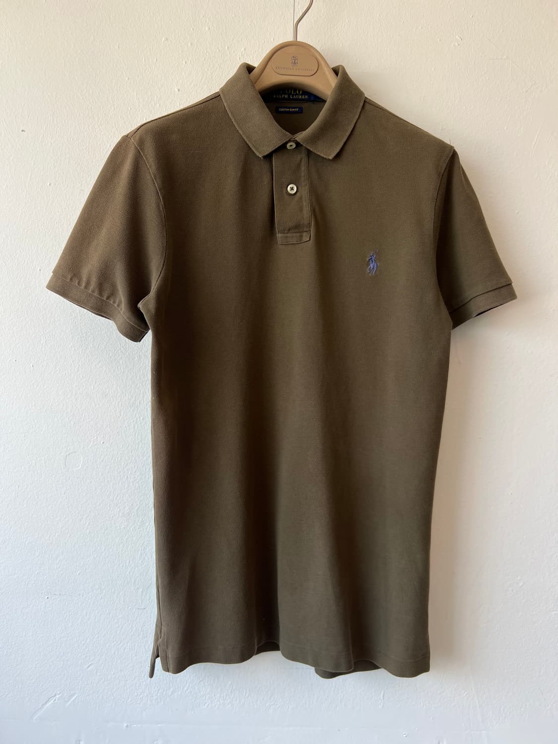 폴로랄프로렌 남성 카키 PK카라반팔티셔츠  상품이미지2