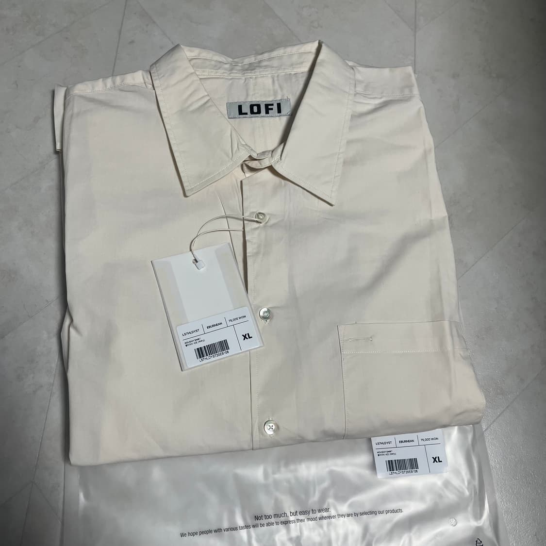 새상품(XL)로파이 홀리데이 셔츠 에버닌 상품이미지4