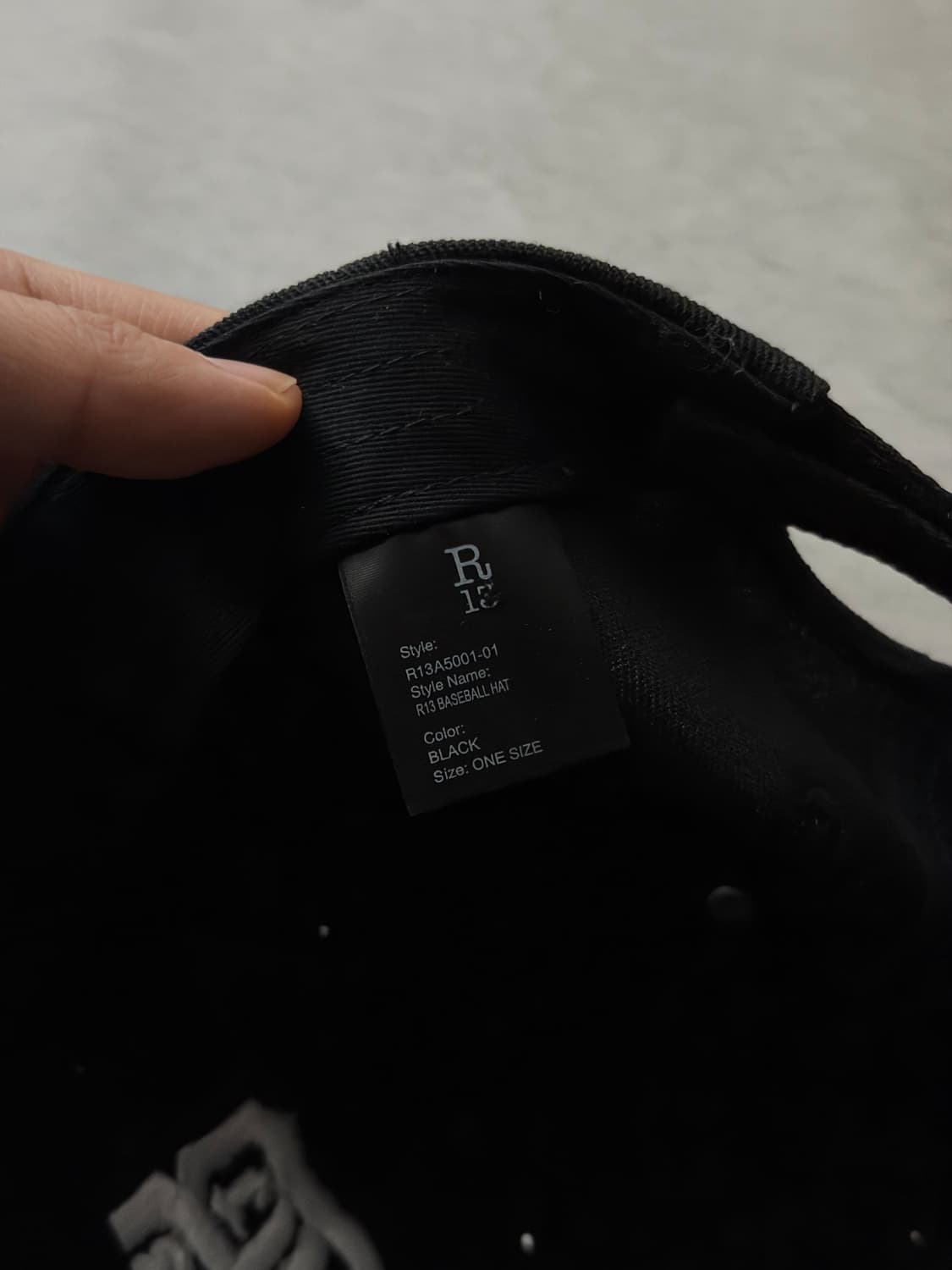 R13 베이스볼 볼캡 상품이미지6