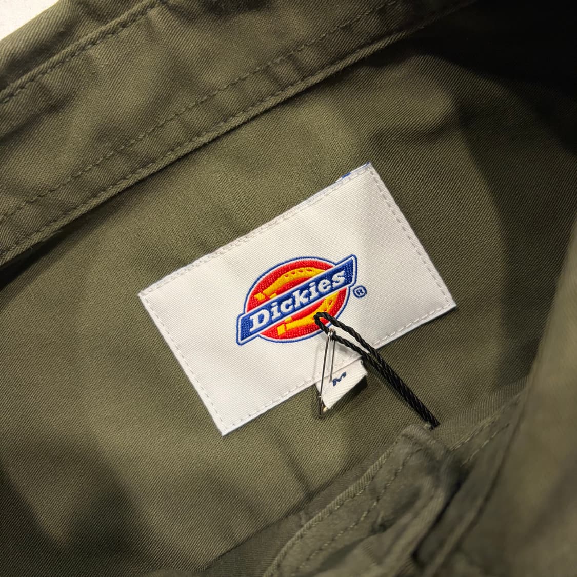 [M] 디키즈 워크 셔츠 카키색 남방 D248 상품이미지4