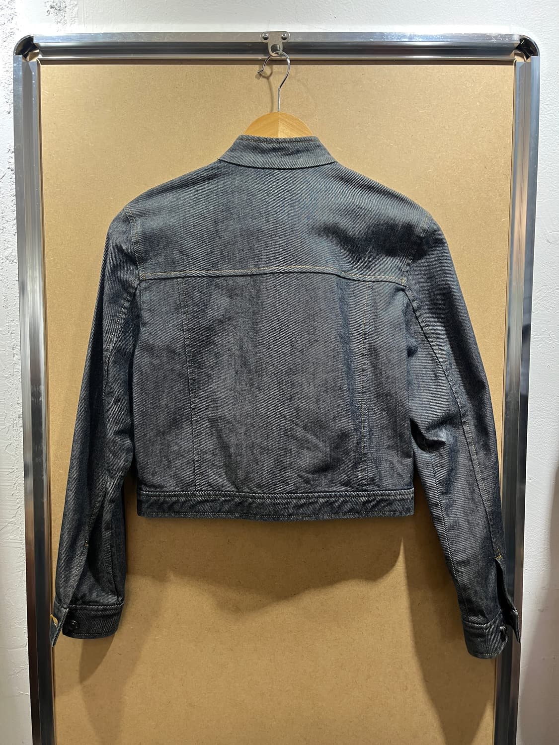 아르마니 익스체인지 크롭 생지 데님 자켓 상품이미지3