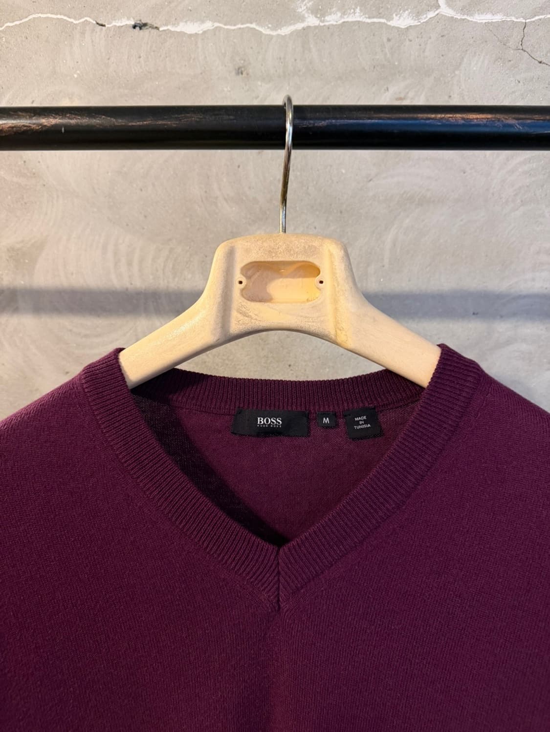 휴고보스 블랙라벨 브이넥 니트 100 상품이미지3