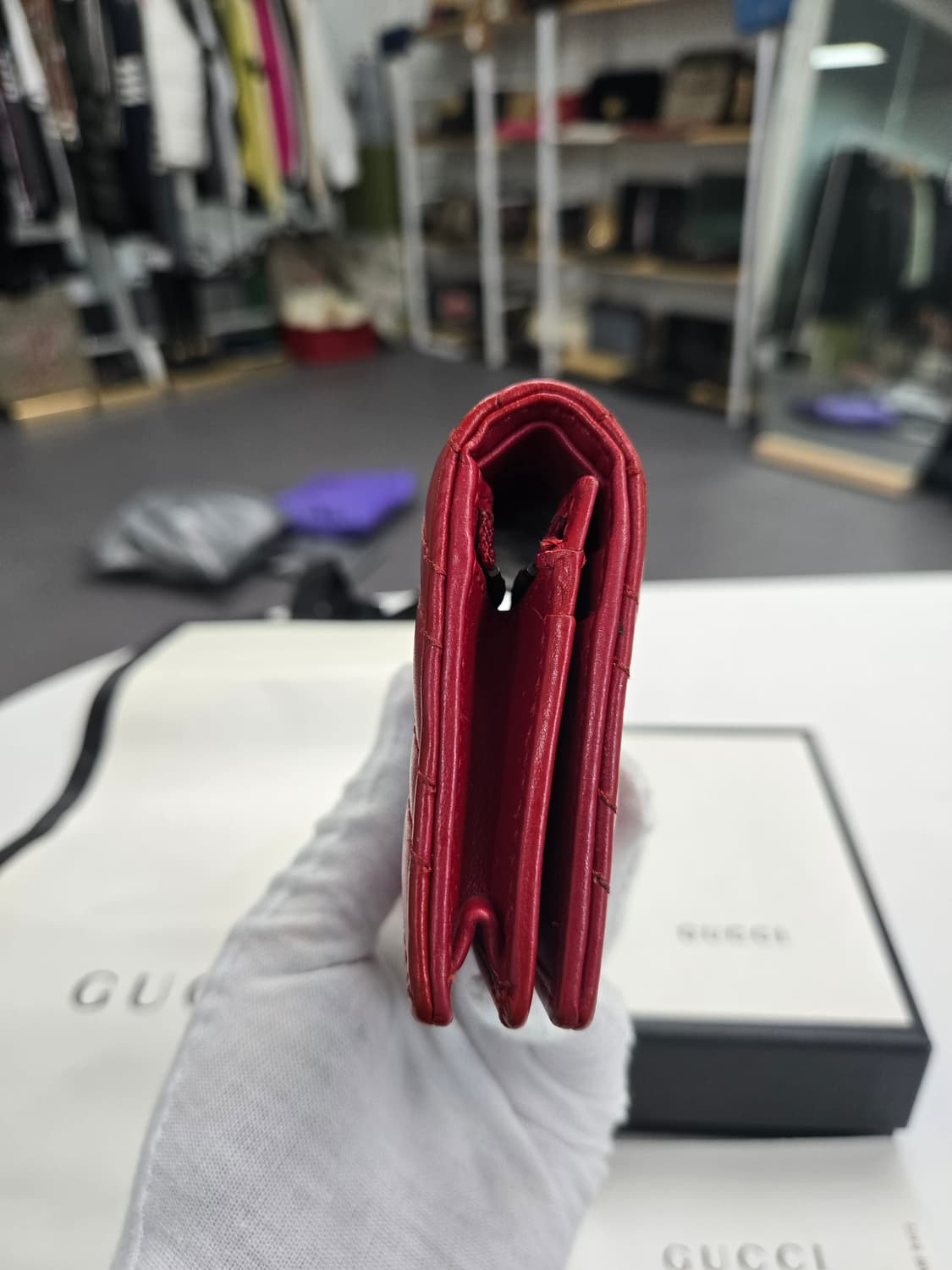 [50%세일] 구찌 마몬트 GG 반지갑 상품이미지3