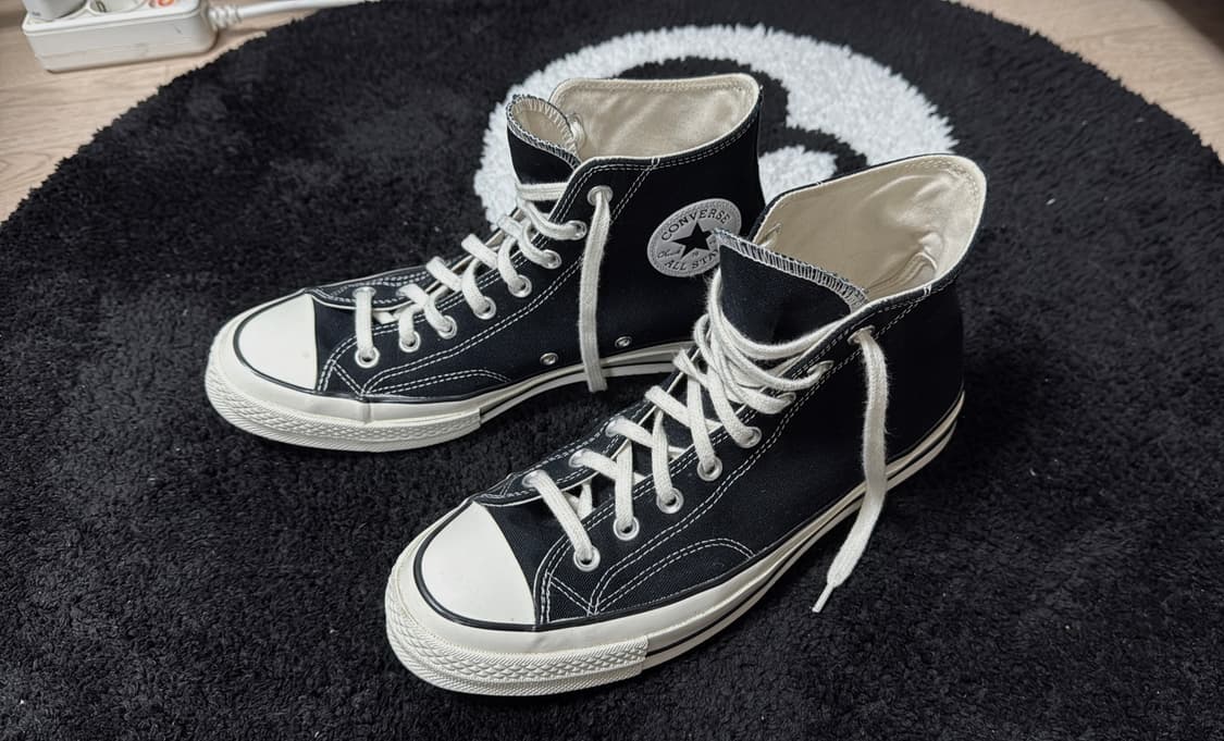 컨버스 척70 270사이즈 실착4회미만 상품이미지2