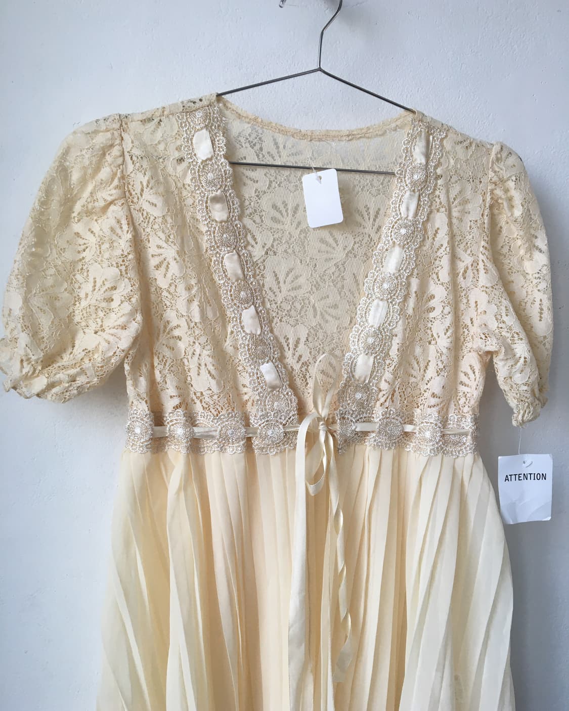 Pleats layer lace cardigan 상품이미지5