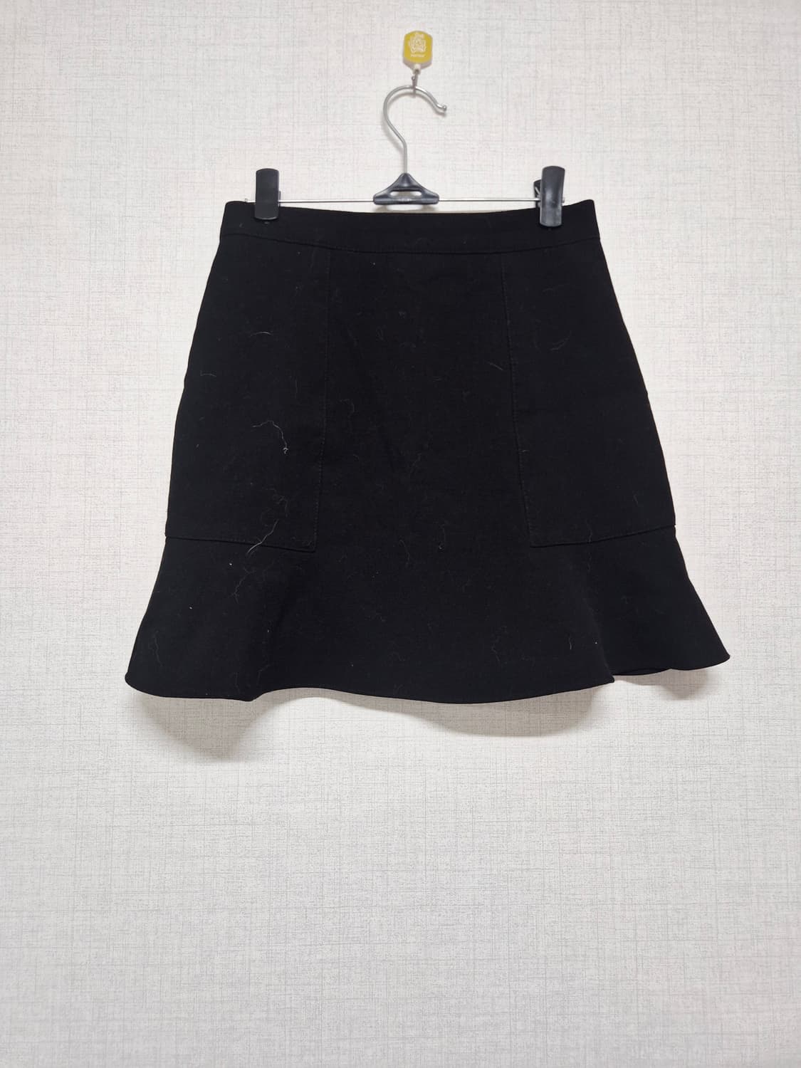 블랙 플레어 미니 스커트 상품이미지1