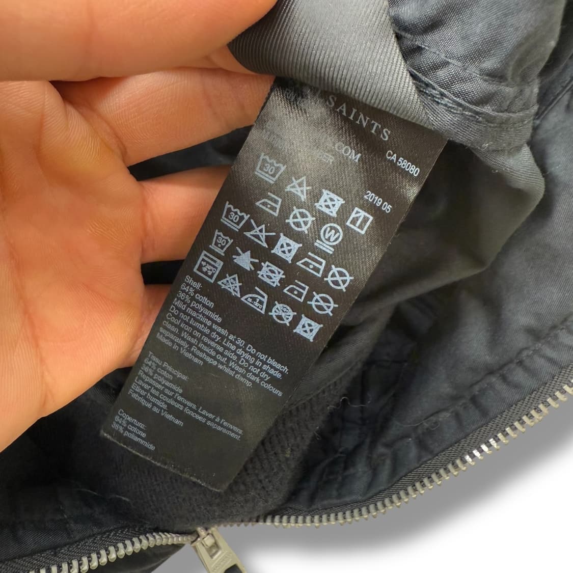 올세인츠 베이직 블루종 r1849  상품이미지8