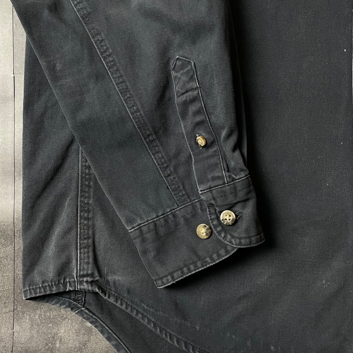 WRANGLER 랭글러 RIGGS 빈티지 네이비 코튼 셔츠 A00380 상품이미지5