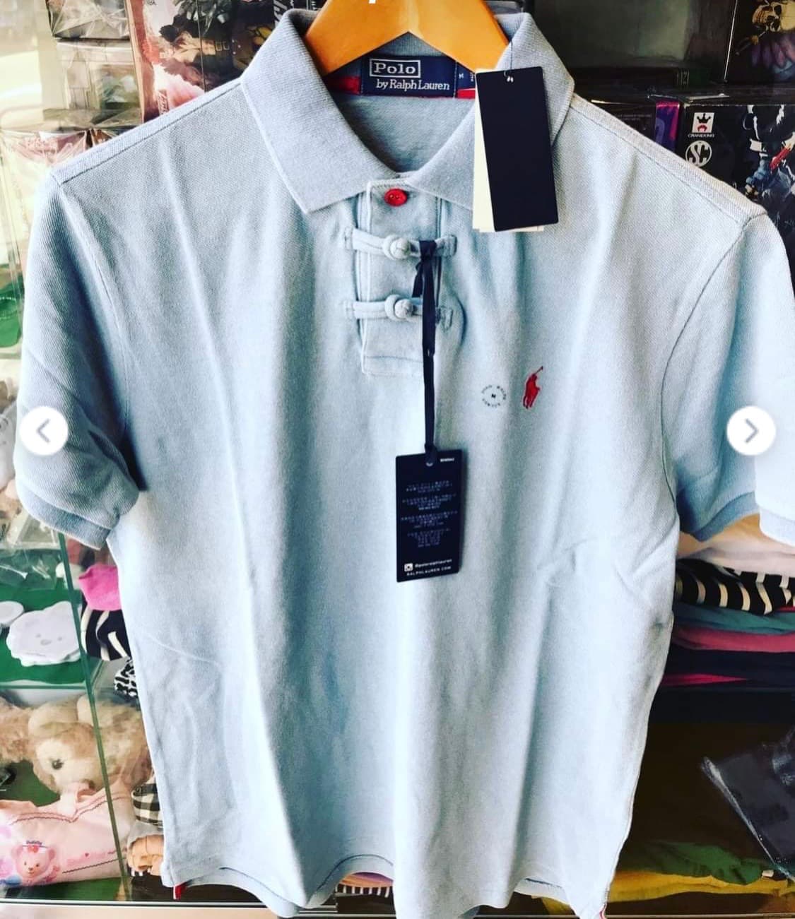 폴로 랄프로렌 clot 차이나 칼라 반팔 폴로셔츠 상품이미지1