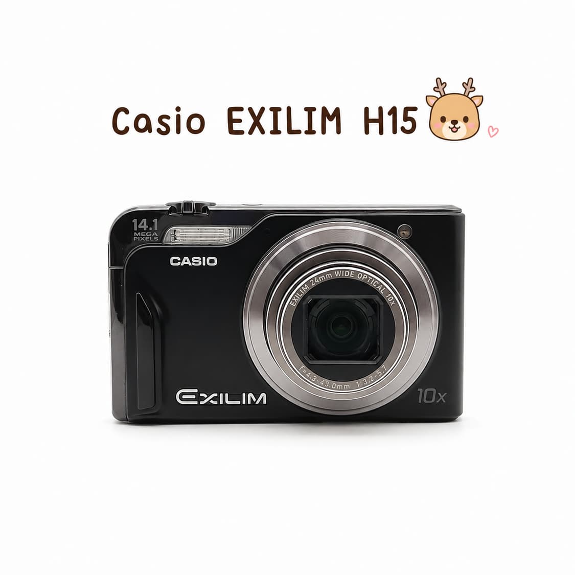 미품✨️메이크업🖤츄 디카📸 카시오 엑슬림 H15 블랙 ✨ 상품이미지1