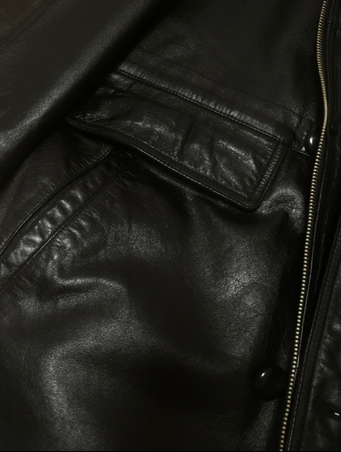 빈티지 레더 자켓 카코트 상품이미지5