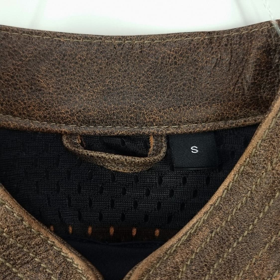 할리데이비슨 카우 & 램스킨 레더 빅로고 바이커 자켓 P01134 상품이미지8