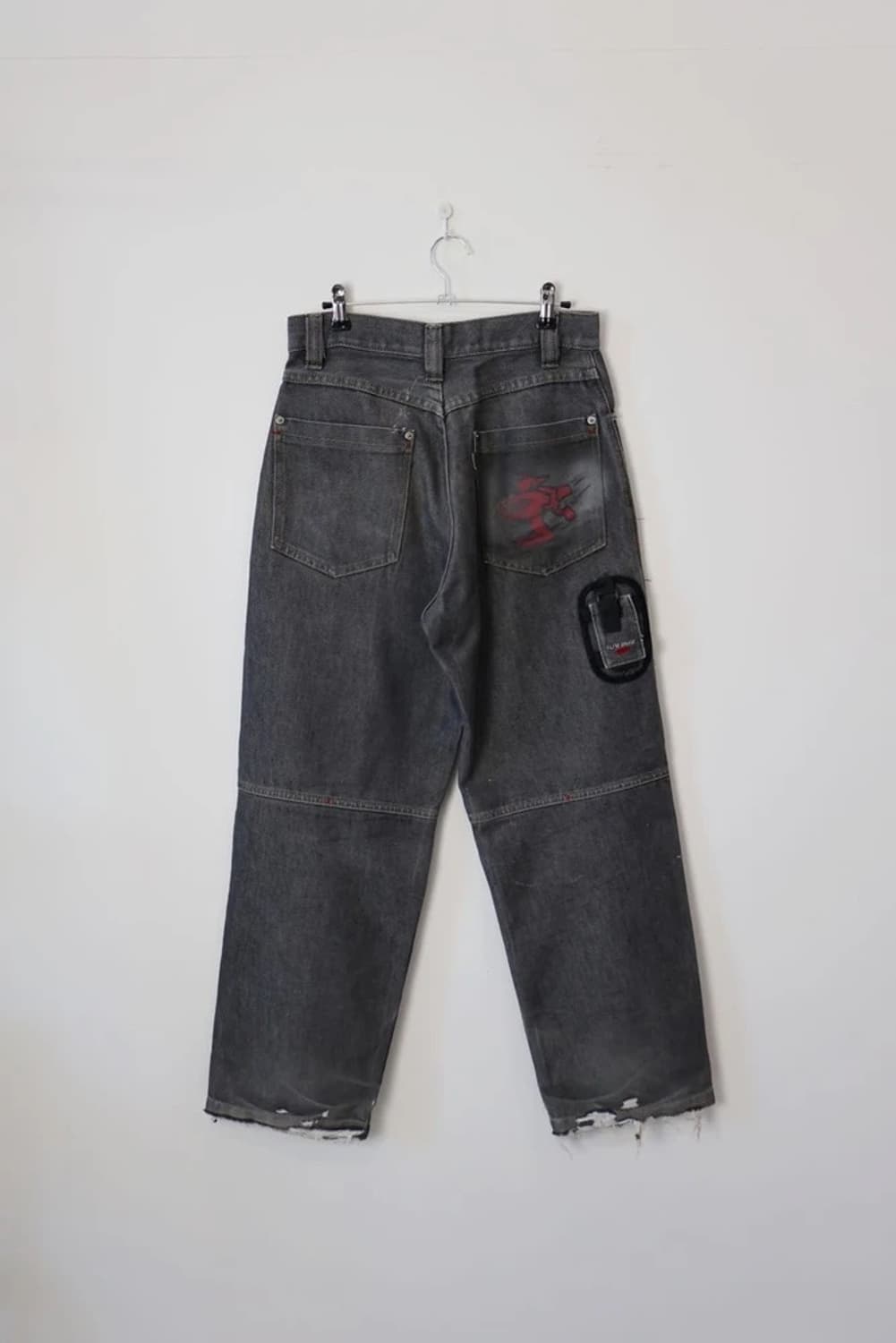 PJS SURF Patch Detail Denim Pants 상품이미지6