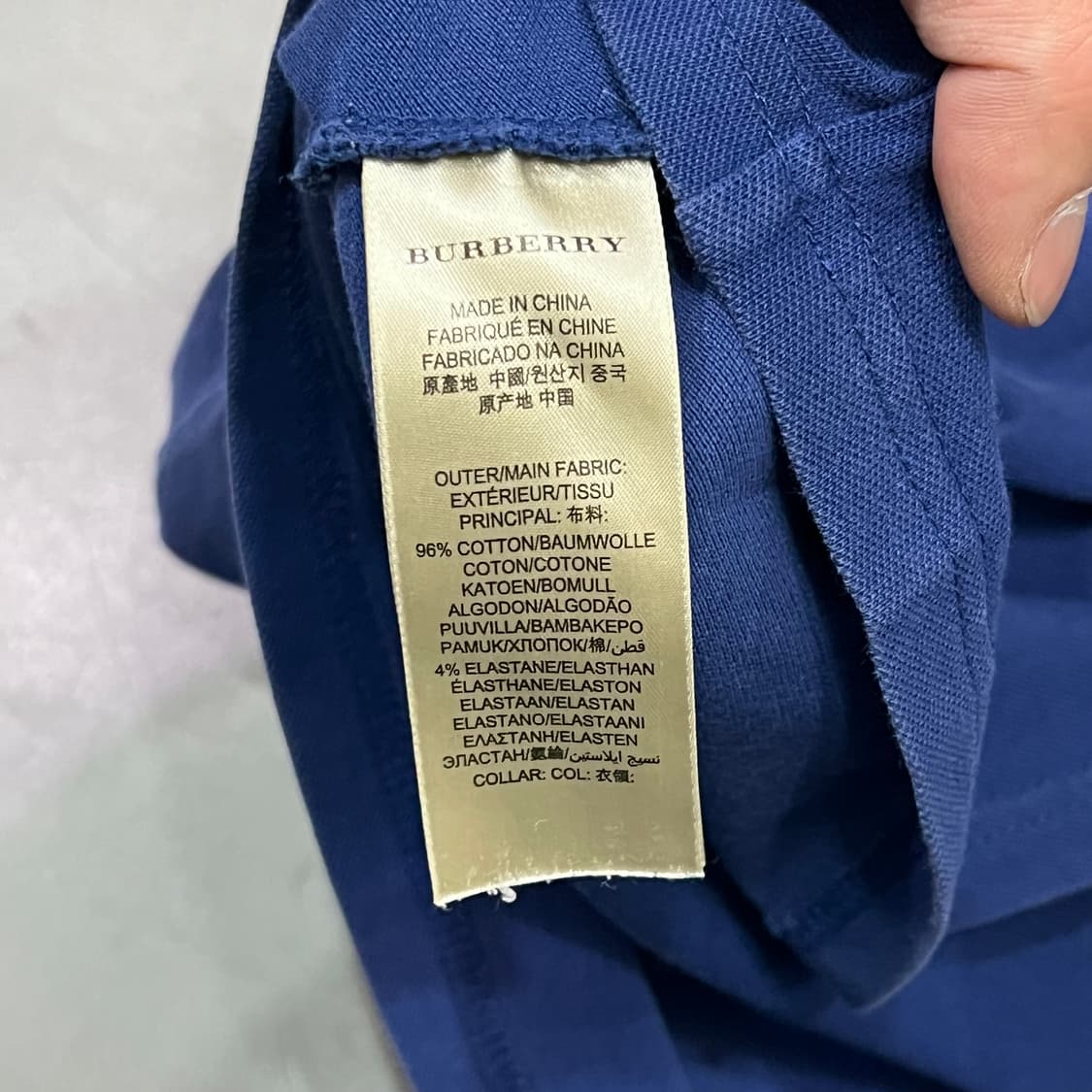  버버리 브릿 폴로 하프티 +명품감정서 y16104 상품이미지7