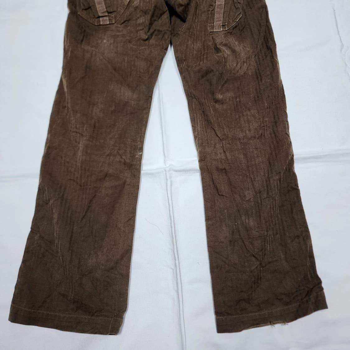 에드윈 505 카키 Y2k 디테일 카고팬츠 상품이미지7