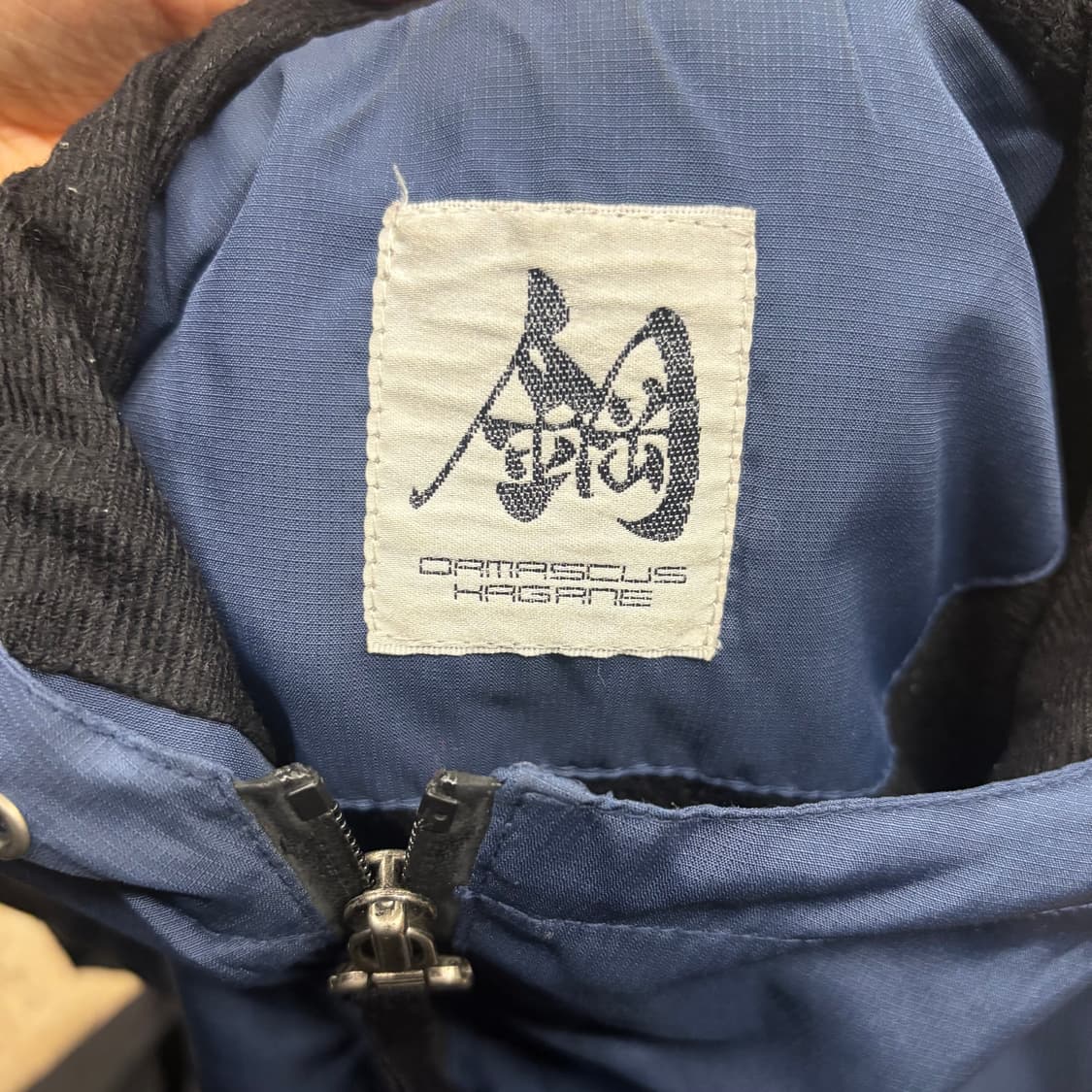 [정품/M] 몬스터 에너지 바람막이 자켓 블랙블루 b14 상품이미지5