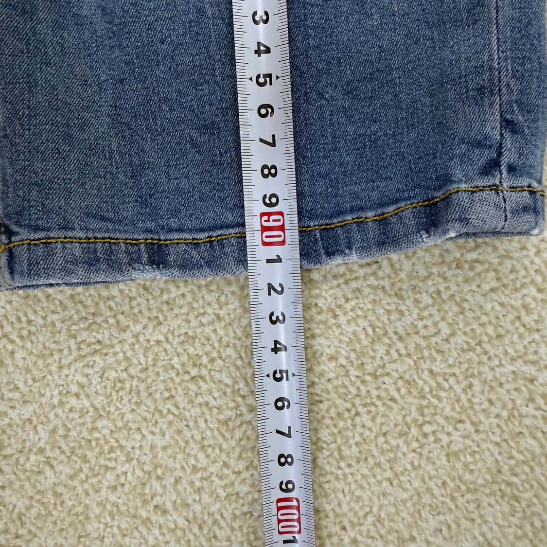 [28] 빈폴 여성 데미지 데님팬츠 0106T1 상품이미지8