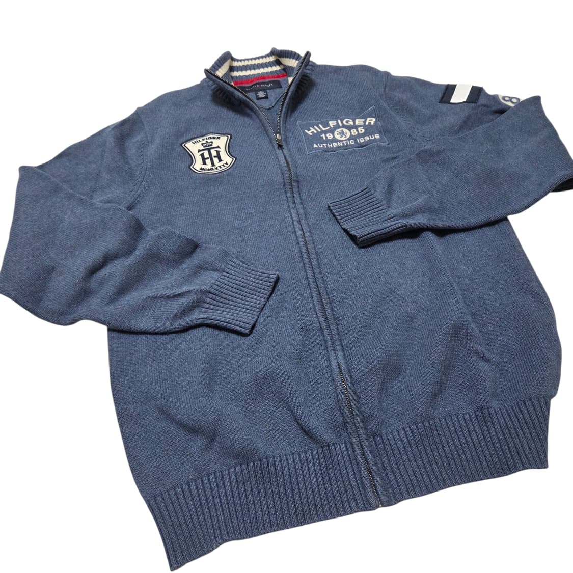 Tommy Hilfiger 타미 힐피거 올드스쿨 집업 니트 상품이미지3