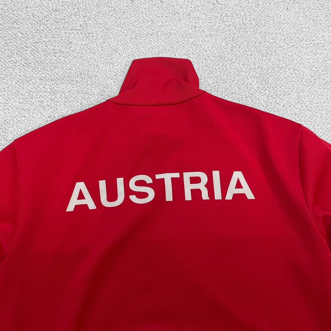 아디다스 오스트리아 트랙탑 져지 레드 화이트 상품이미지3