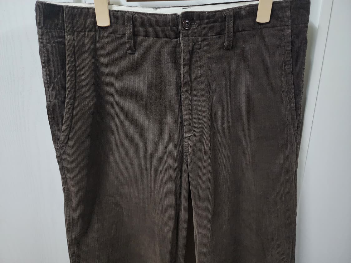 포터리 코듀로이 와이드 팬츠 브라운 3 상품이미지5