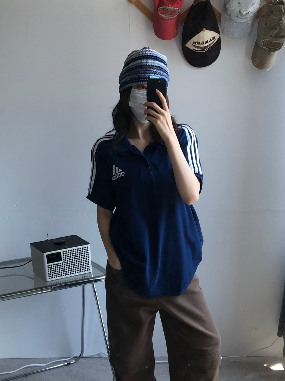 아디다스 사이드라인 카라 반팔티셔츠 상품이미지1