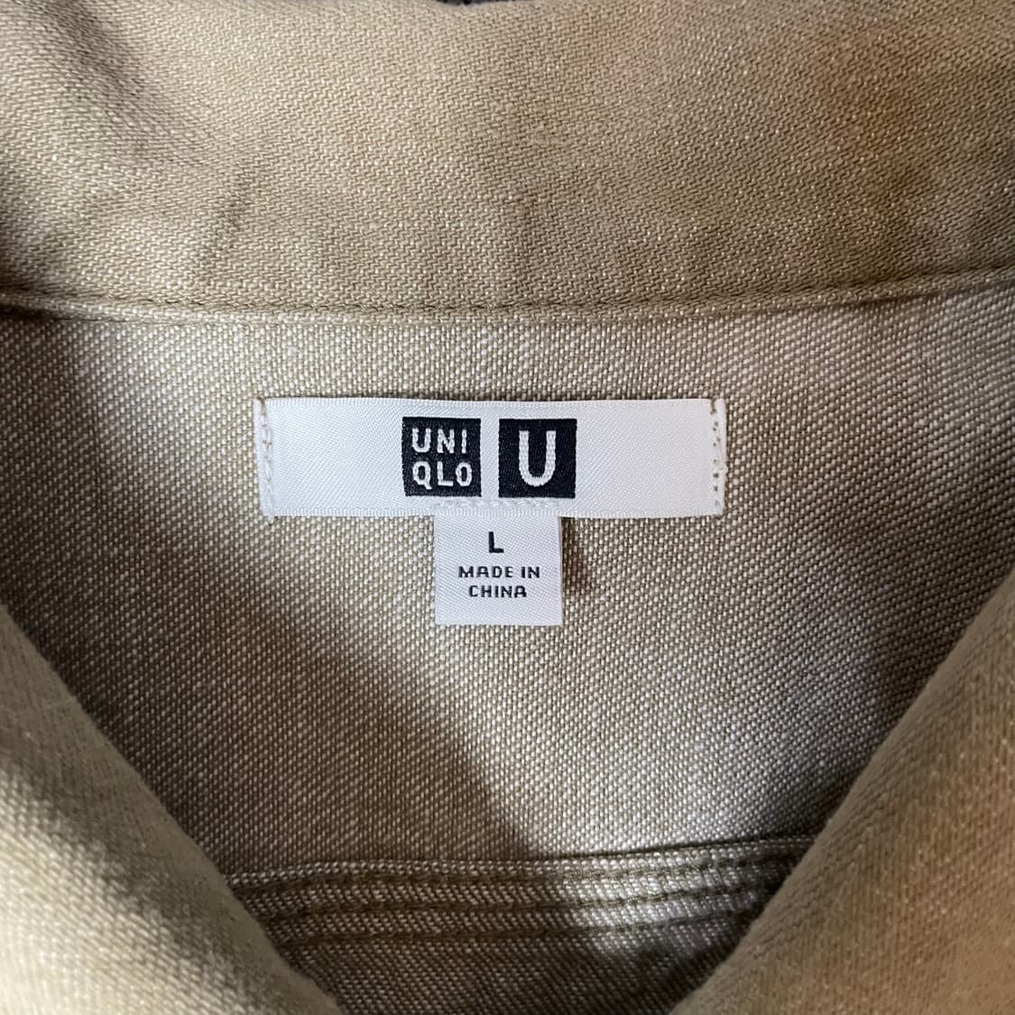 유니클로 카키 워커 코튼 자켓 L 상품이미지4