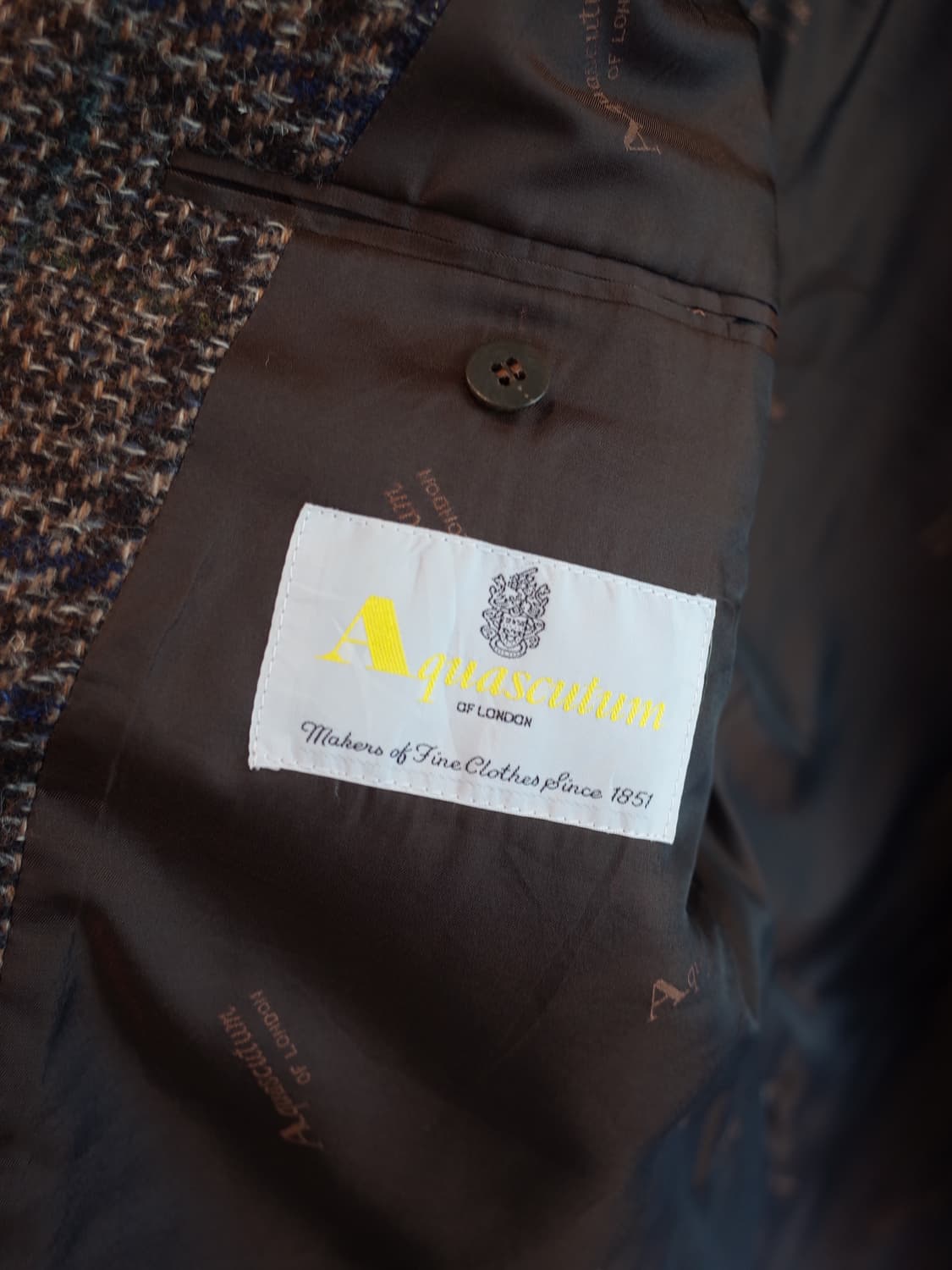 Aquascutum 아쿠아스큐텀 울 트위드자켓 상품이미지4