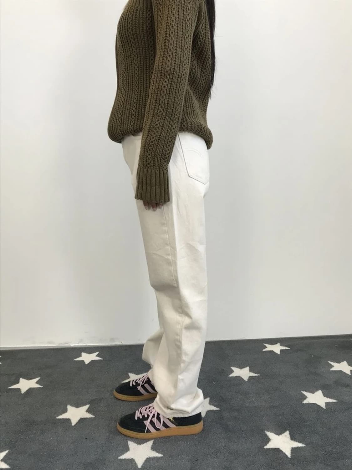 Levi's Ivory Cotton Pants 상품이미지3