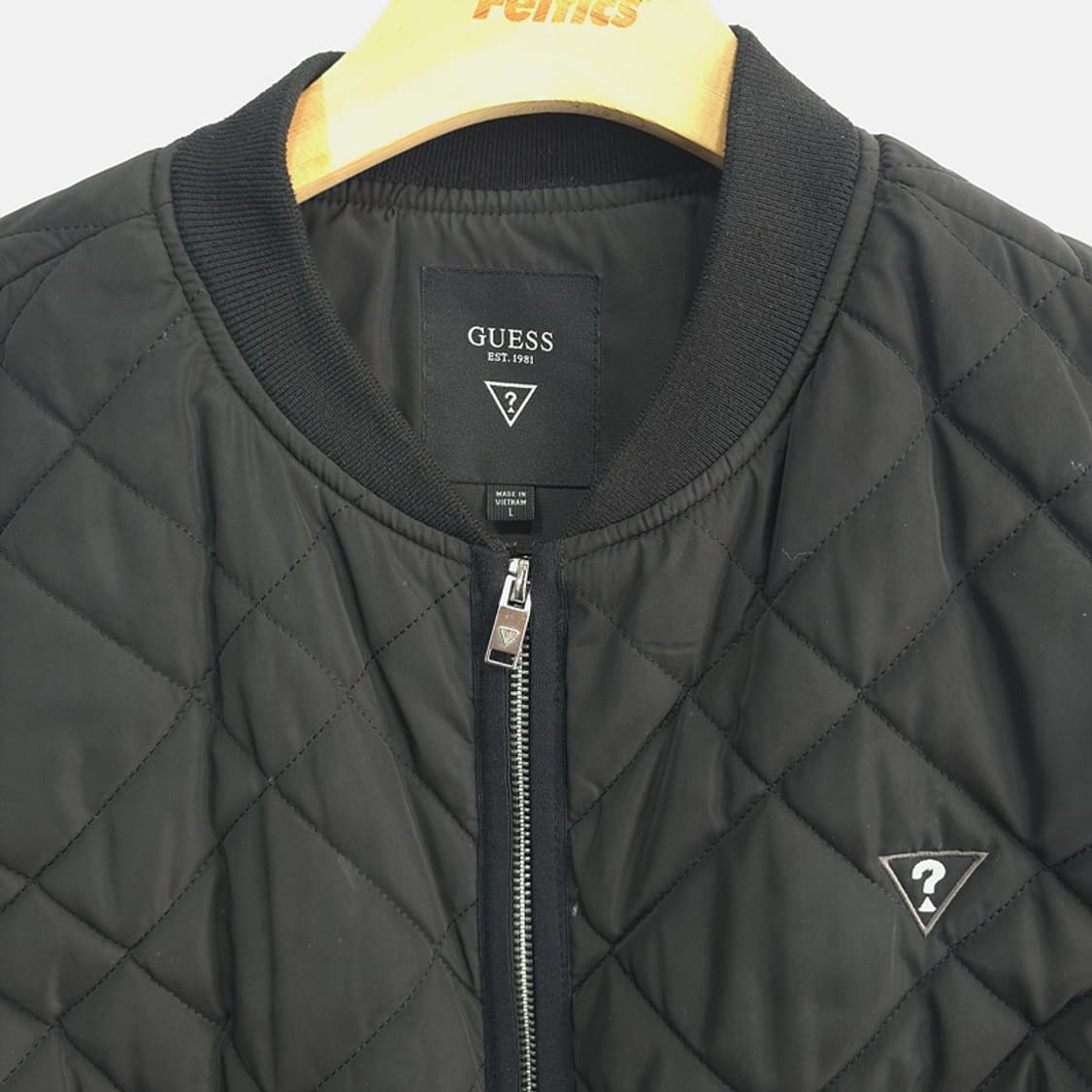게스 Guess 퀄팅 집업 베스트 블랙 L 상품이미지2