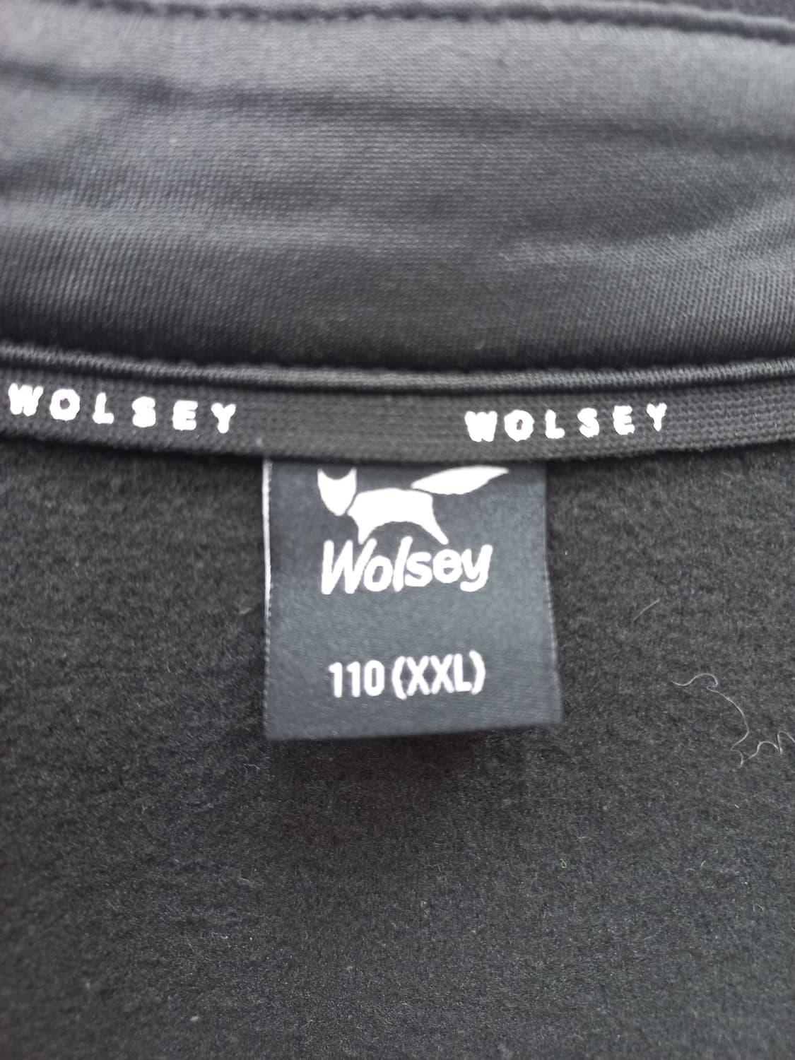 WOLSEY 남성 긴팔 카라티 XXL 블랙 상품이미지1