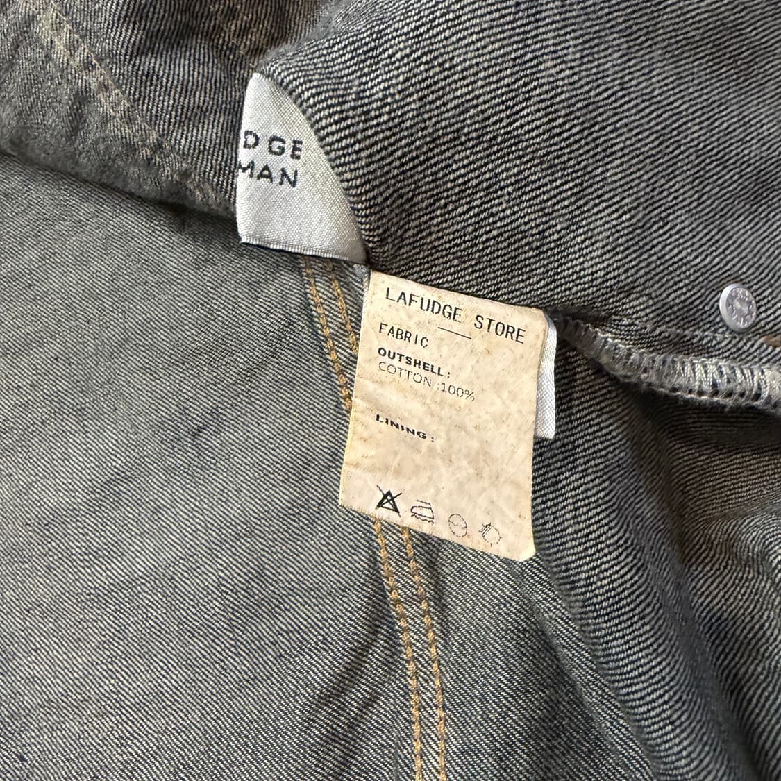 라퍼지스토어 클래식 하드 데님 트러커 자켓 상품이미지4