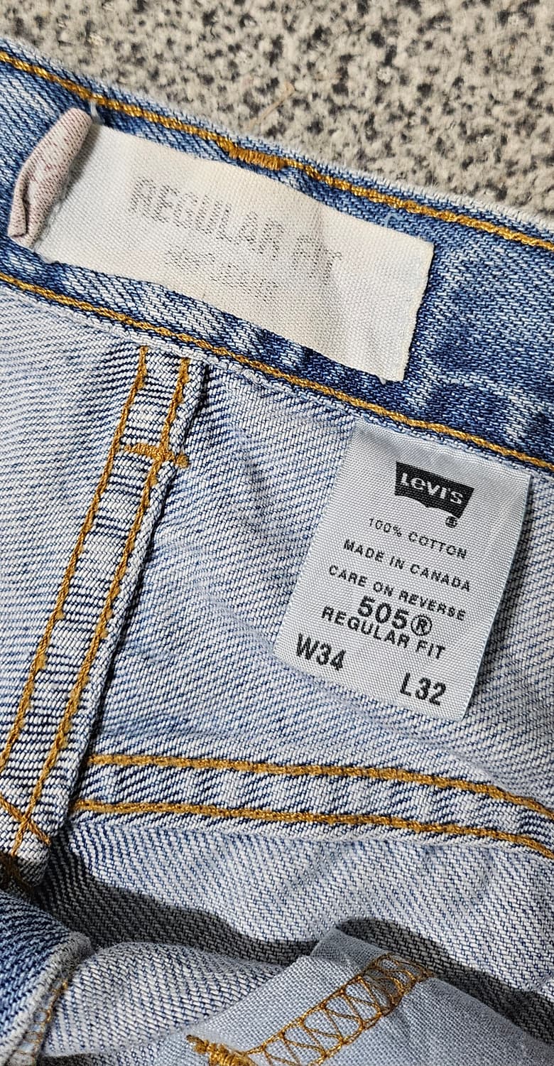 [34] Levis 리바이스 505 Canada 34x32 정품 상품이미지7