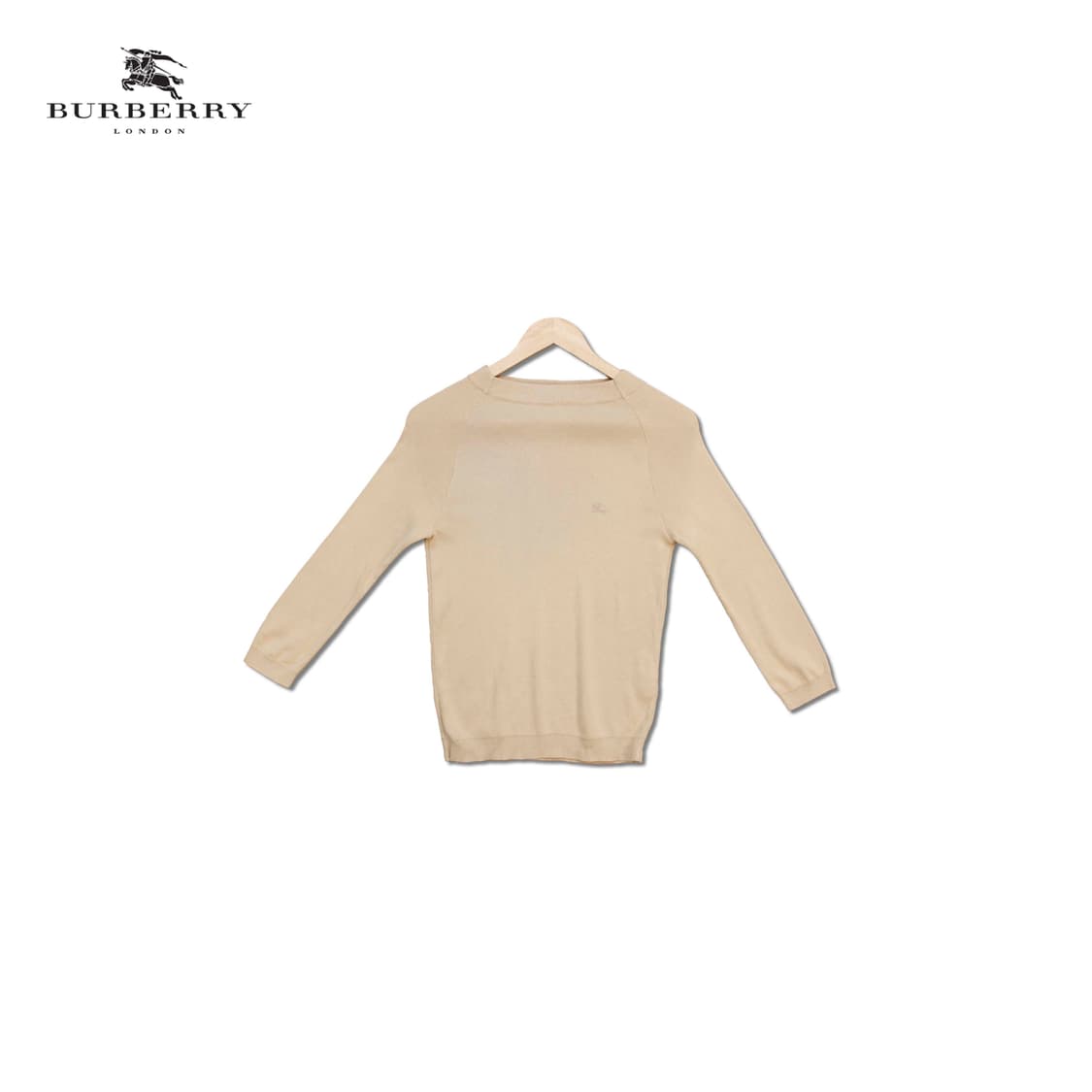 버버리 블루라벨 버버리 로고 아이보리 니트 상품이미지1