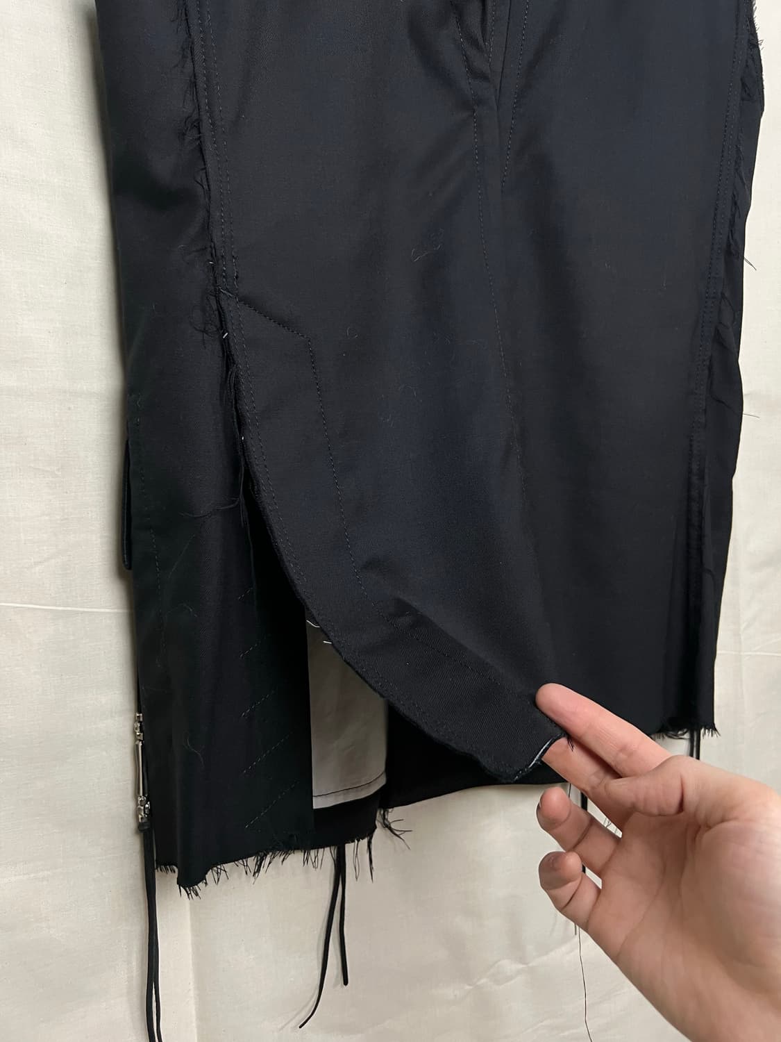 타카히로미야시타 더 솔로이스트 15AW 스타 프린지 더블 블레이져 베스트 상품이미지5