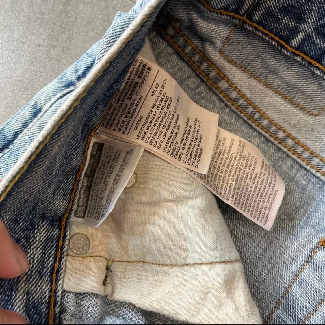 리바이스 정품 550 데님 청 바지 팬츠 상품이미지5