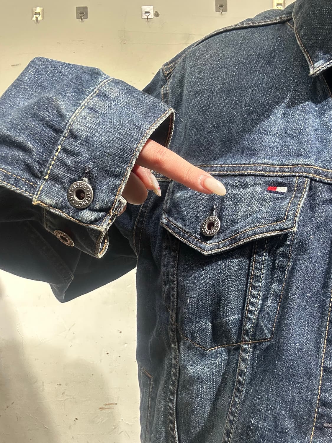 타미 힐피거 중청 클래식 데님 트러커 자켓 M 상품이미지4