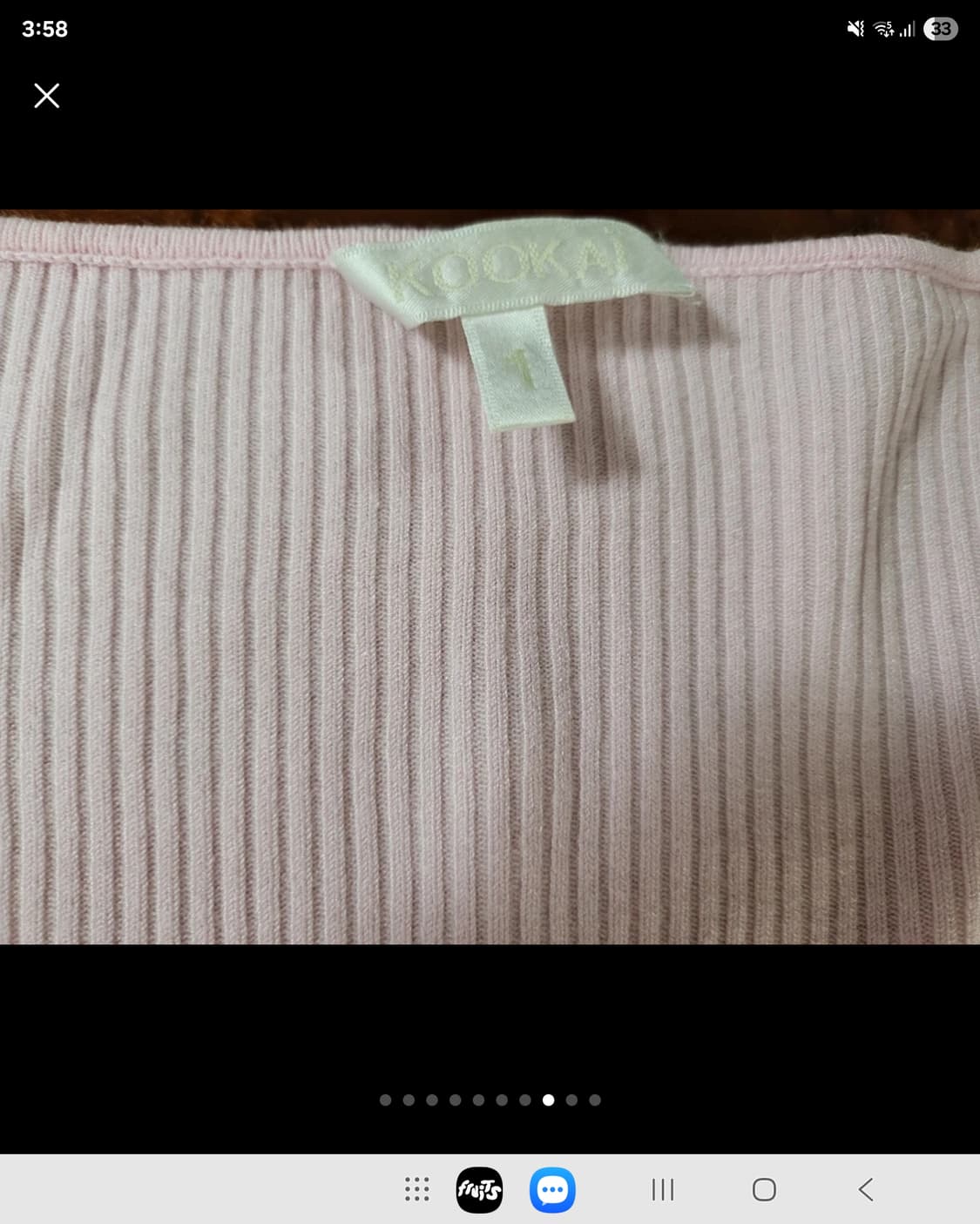 프랑스 쿠가이 발레 니트 핑크 스웨터  상품이미지9