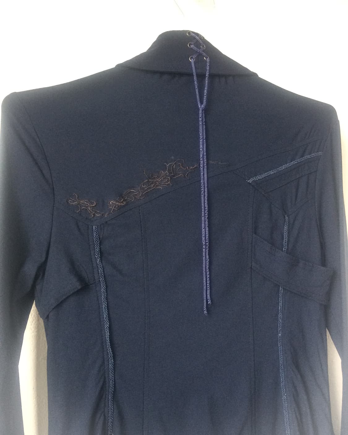 Ozz croce lace up point shirt 상품이미지6