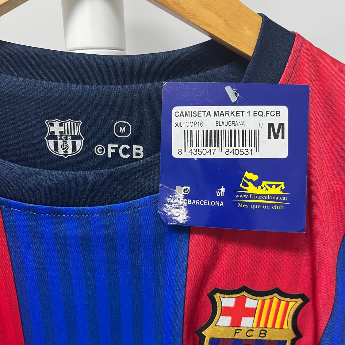 [M] [미사용] 바르셀로나 메시 반팔티셔츠 트레이닝 웨어 상품이미지2