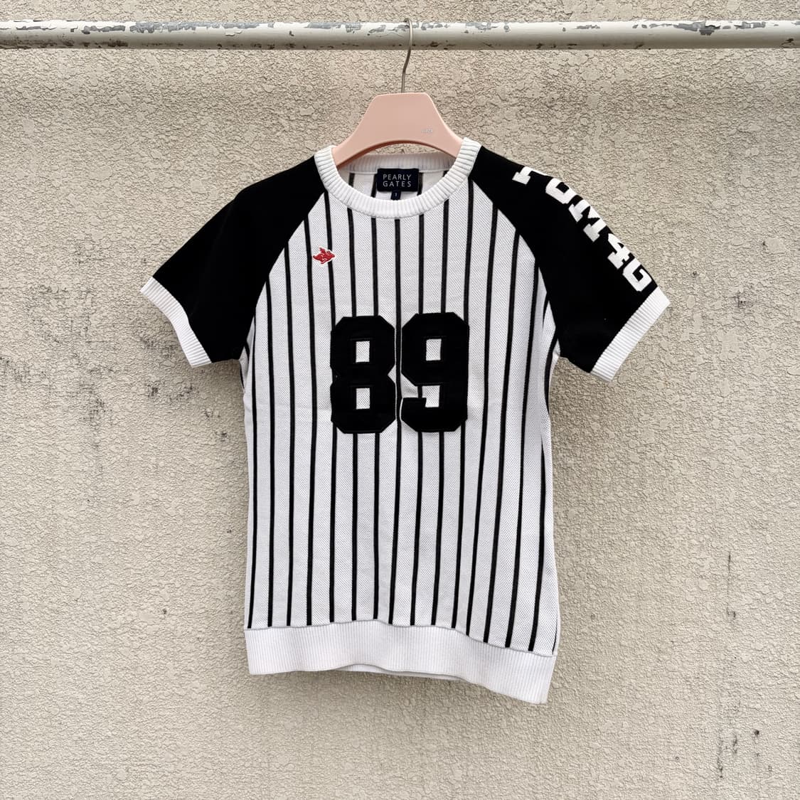 1)파리게이츠 니트 반팔티셔츠 상품이미지1