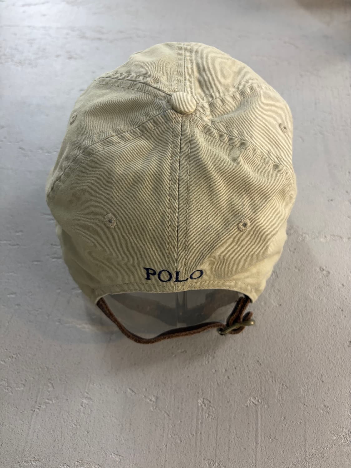 폴로 랄프로렌 베이지 볼캡 상품이미지4