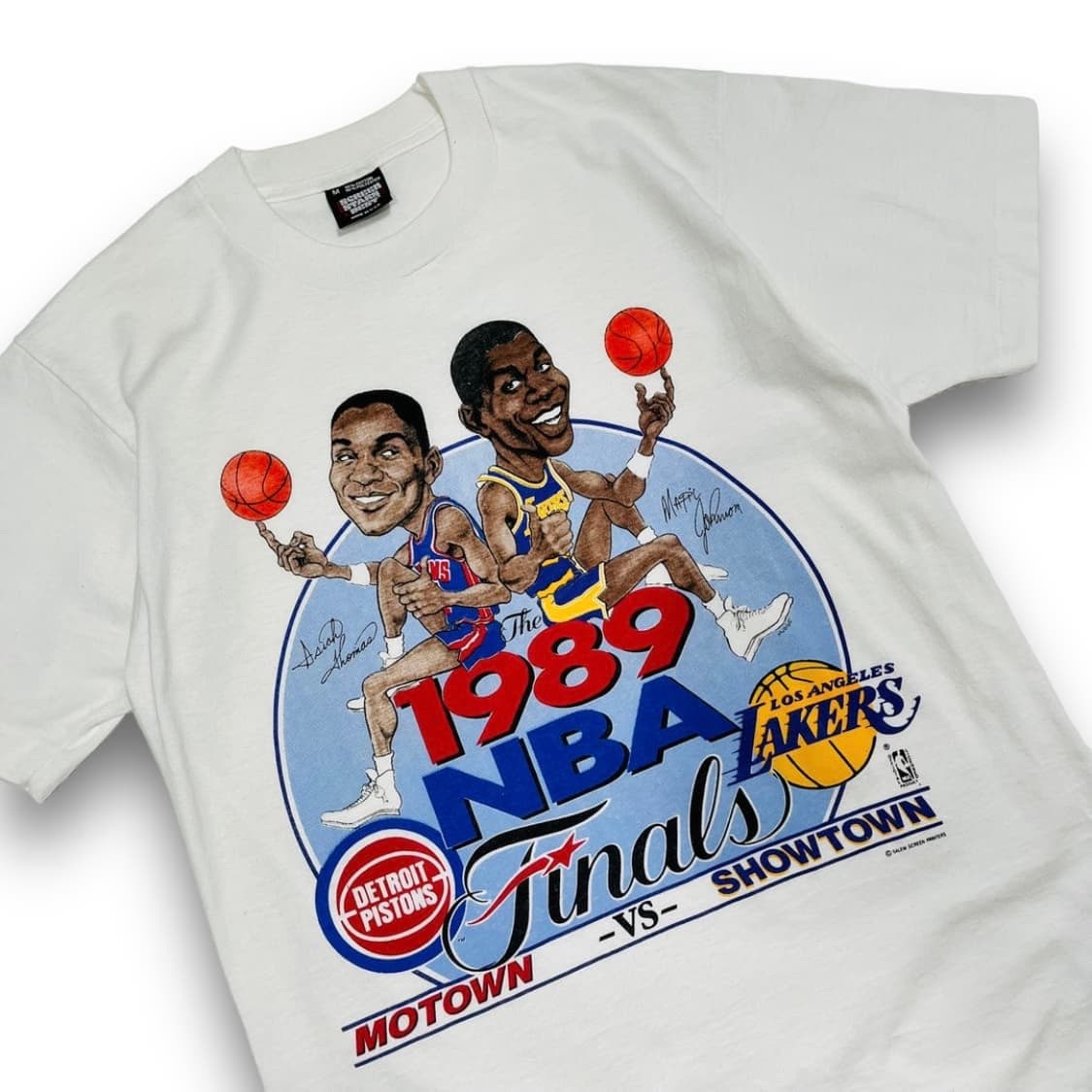 NBA 1989s 덩크 결승전 빈티지 반팔 티셔츠 상품이미지2