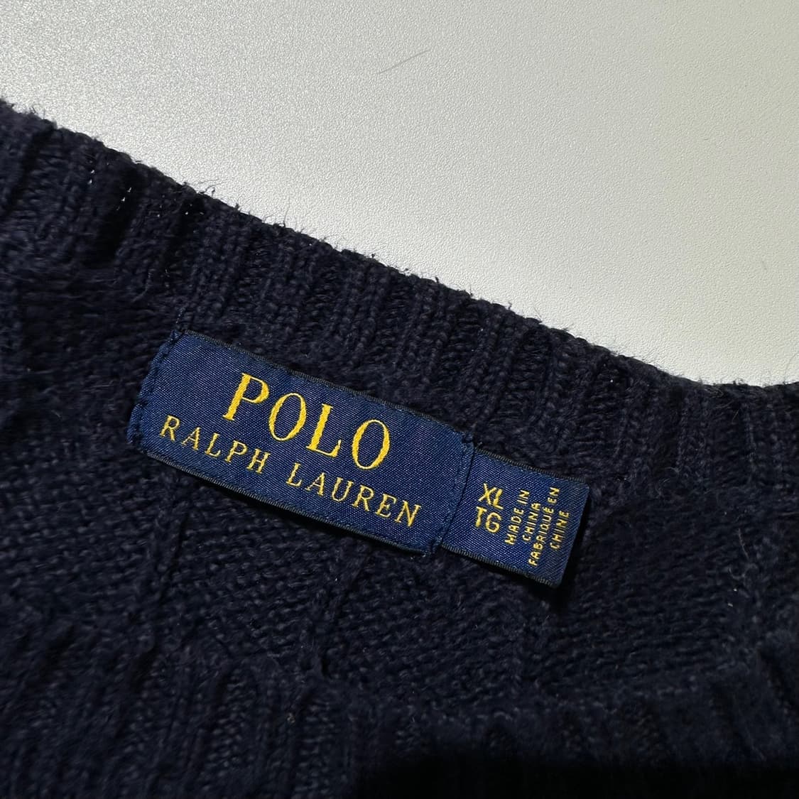 폴로 랄프로렌 케이블 라운드 니트 상품이미지4